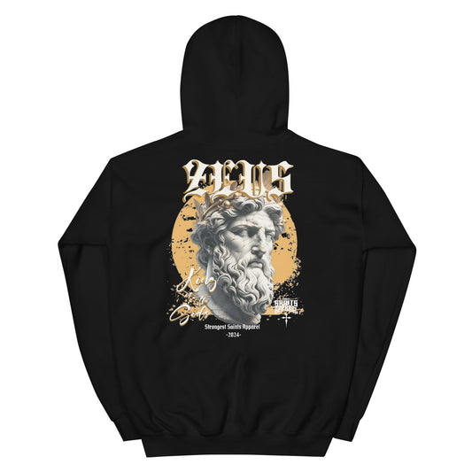 StrongestSaints Apparel Zeus Statue Graphic Hoodie