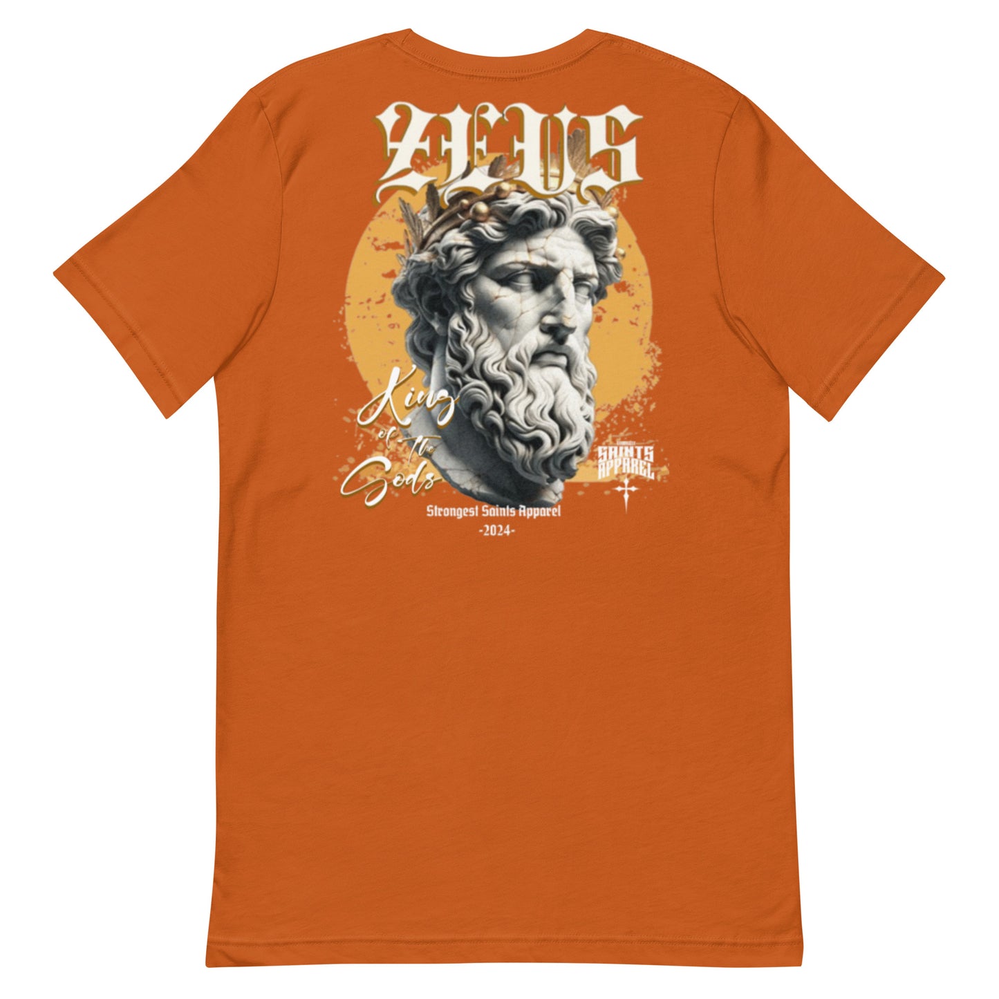 StrongestSaints Apparel Zeus Statue Graphic Tee